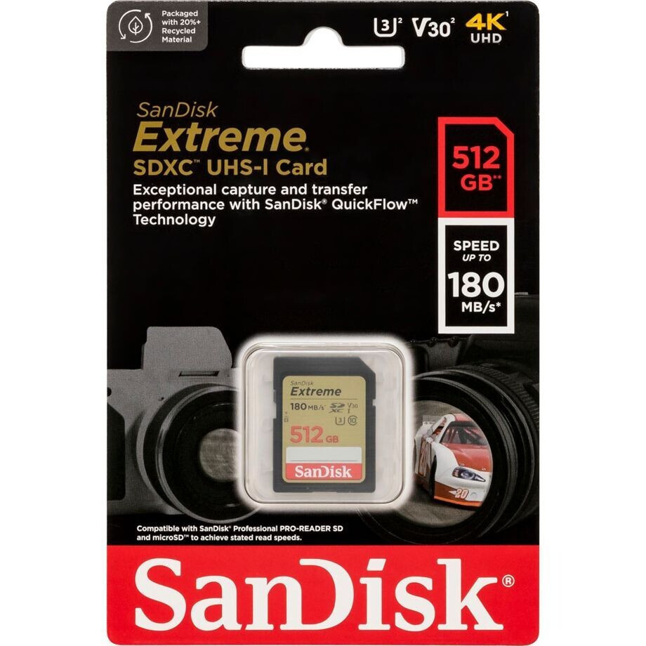 Sandisk Extreme SDXC Class 10 U3 V30 UHS-I - Image 2
