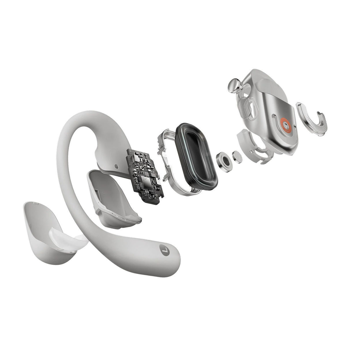 Shokz OpenFit 2+ Open Ear Bluetooth Handsfree Ακουστικά με Αντοχή στον Ιδρώτα και Θήκη Φόρτισης Γκρι - Image 5