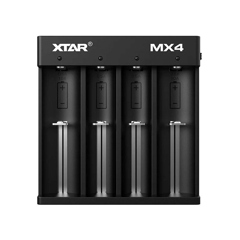 XTAR MX4 USB Φορτιστής 4 Μπαταριών Li-ion/Ni-MH Μεγέθους AA/AAA/18650/21700/16340/14500 - Image 3