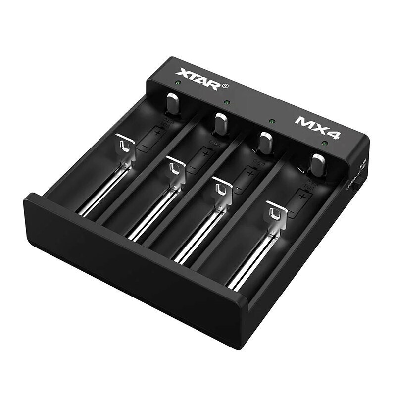 XTAR MX4 USB Φορτιστής 4 Μπαταριών Li-ion/Ni-MH Μεγέθους AA/AAA/18650/21700/16340/14500 - Image 6