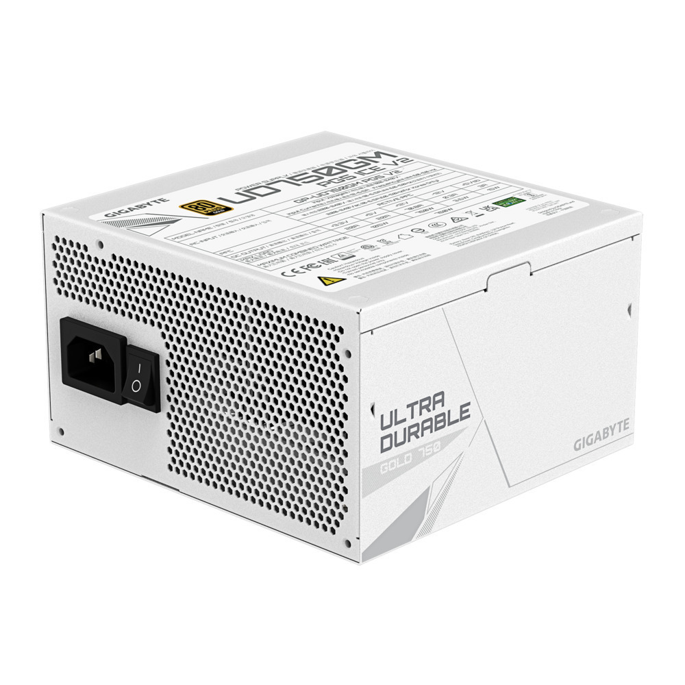 Gigabyte UD750GM rev. 1.0 750W Λευκό Τροφοδοτικό Υπολογιστή Full Modular 80 Plus Gold - Image 5