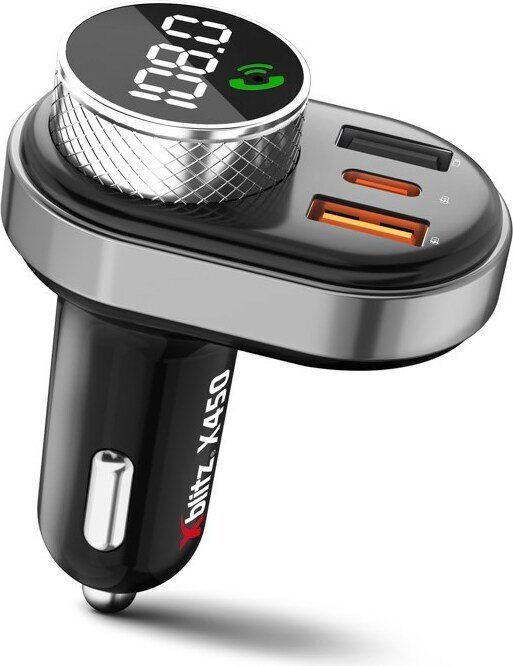 Xblitz FM Transmitter Αυτοκινήτου με Bluetooth / USB / Type-C