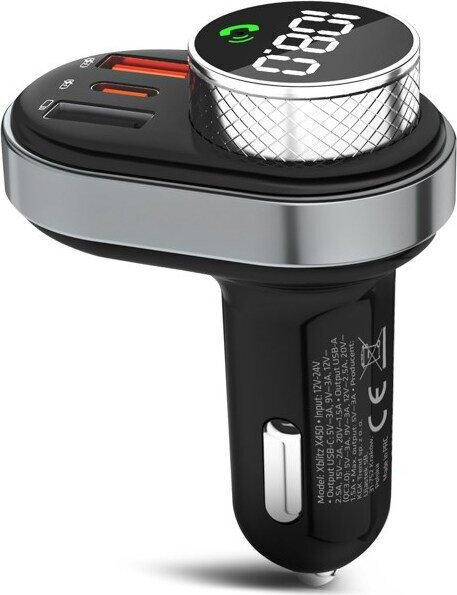 Xblitz FM Transmitter Αυτοκινήτου με Bluetooth / USB / Type-C - Image 3