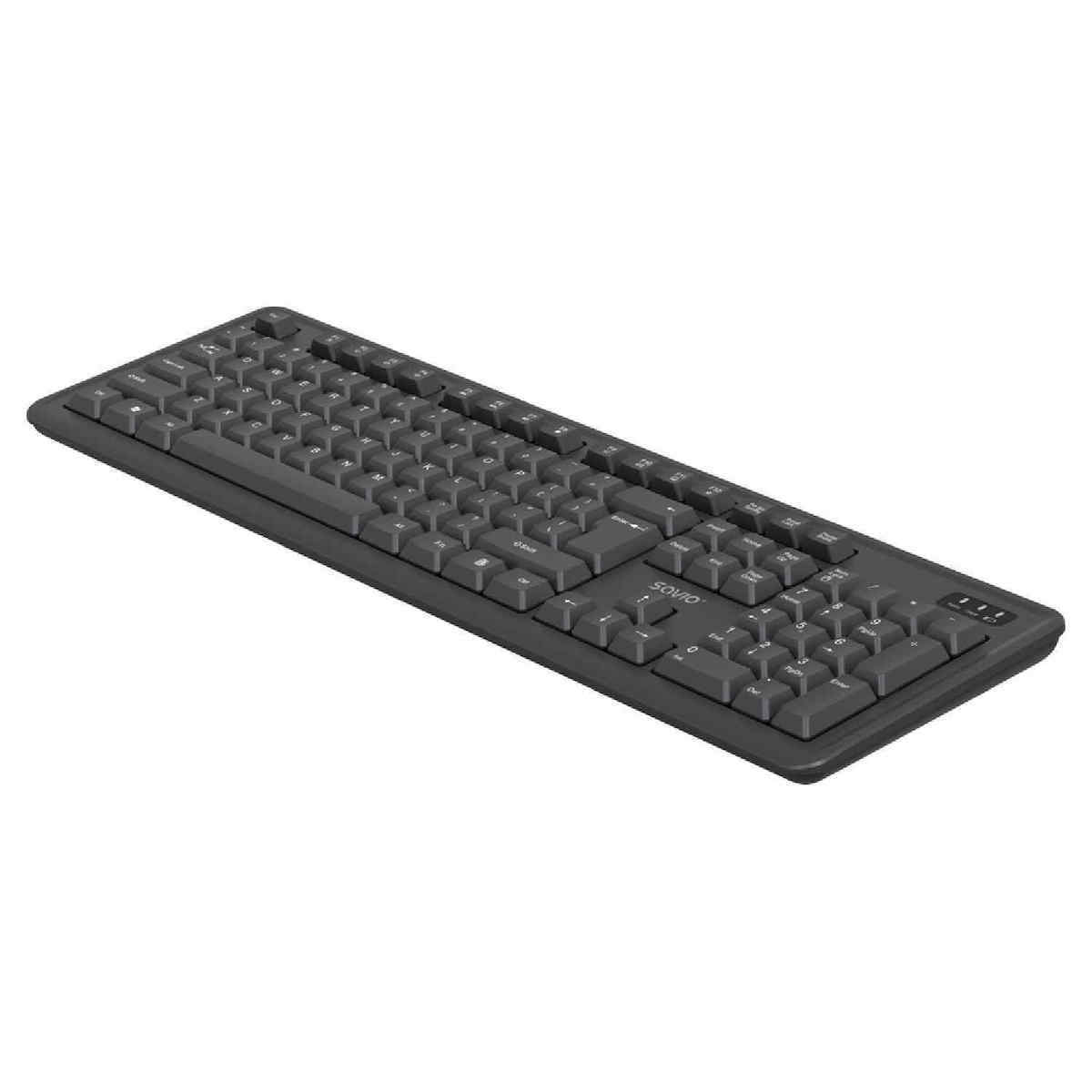 Savio KB-03 Ασύρματο - Σετ με Ποντίκι Αγγλικό US - Image 4
