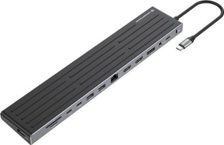 Conceptronic USB-A / USB-C Docking Station με HDMI 4K PD Ethernet (DONN32B)