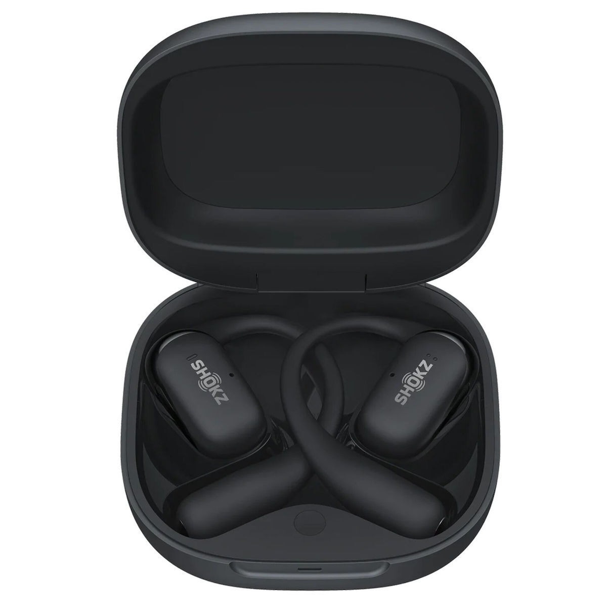 Shokz OpenFit 2+ Open Ear Bluetooth Handsfree Ακουστικά με Αντοχή στον Ιδρώτα και Θήκη Φόρτισης Μαύρα - Image 4