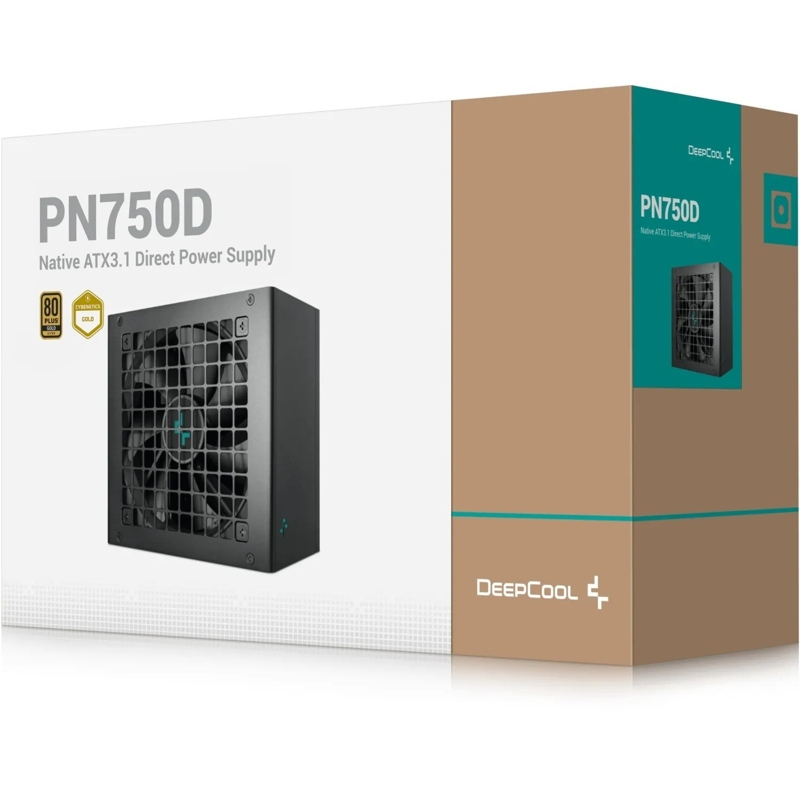 Deepcool PN750D rev. 2.0 750W Μαύρο Τροφοδοτικό Υπολογιστή Full Modular 80 Plus Gold - Image 4