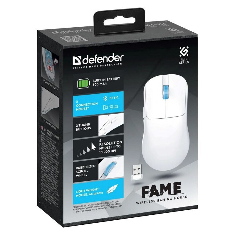 Defender Fame GM-516 Ασύρματο Λευκό - Image 7