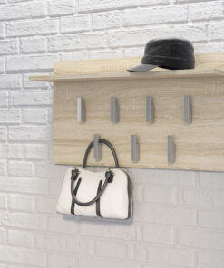 Topeshop Κρεμάστρα Τοίχου Ξύλινη 70x18cm