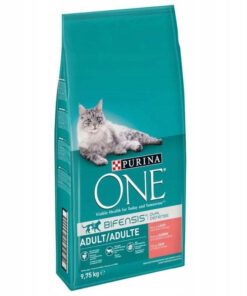 Purina One Ξηρά Τροφή για Ενήλικες Γάτες με Σολομό 9.75kg