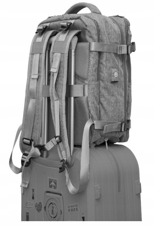 Noveen Backpack Γκρι - Image 2