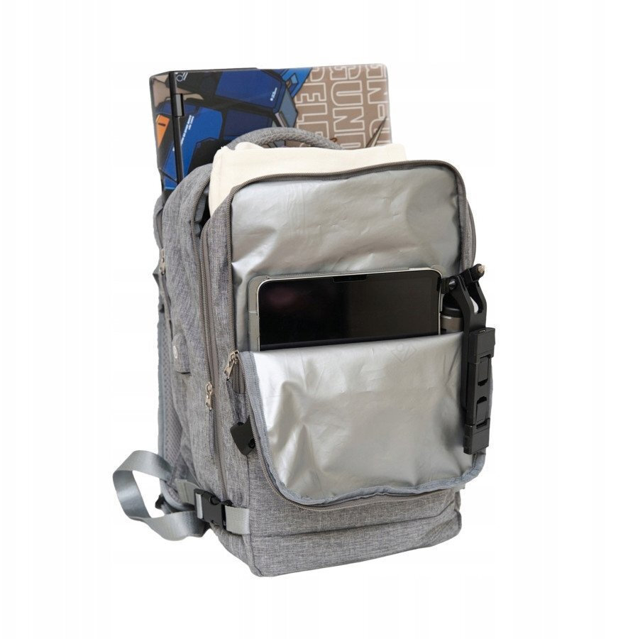 Noveen Backpack Γκρι - Image 4