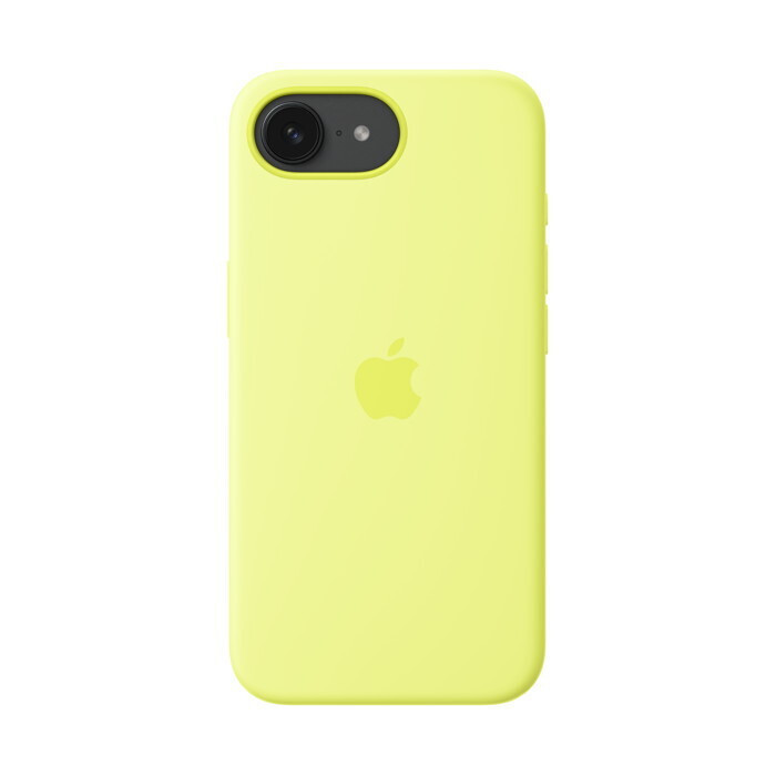 Apple Silicone Case Back Cover Σιλικόνης Neon Yellow (iPhone 16e) MGYW4ZM/A