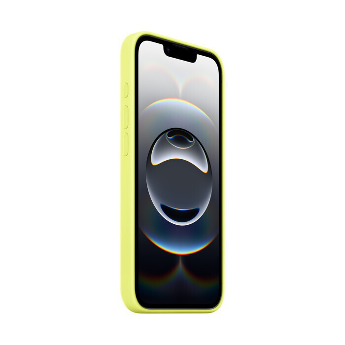Apple Silicone Case Back Cover Σιλικόνης Neon Yellow (iPhone 16e) MGYW4ZM/A - Image 2