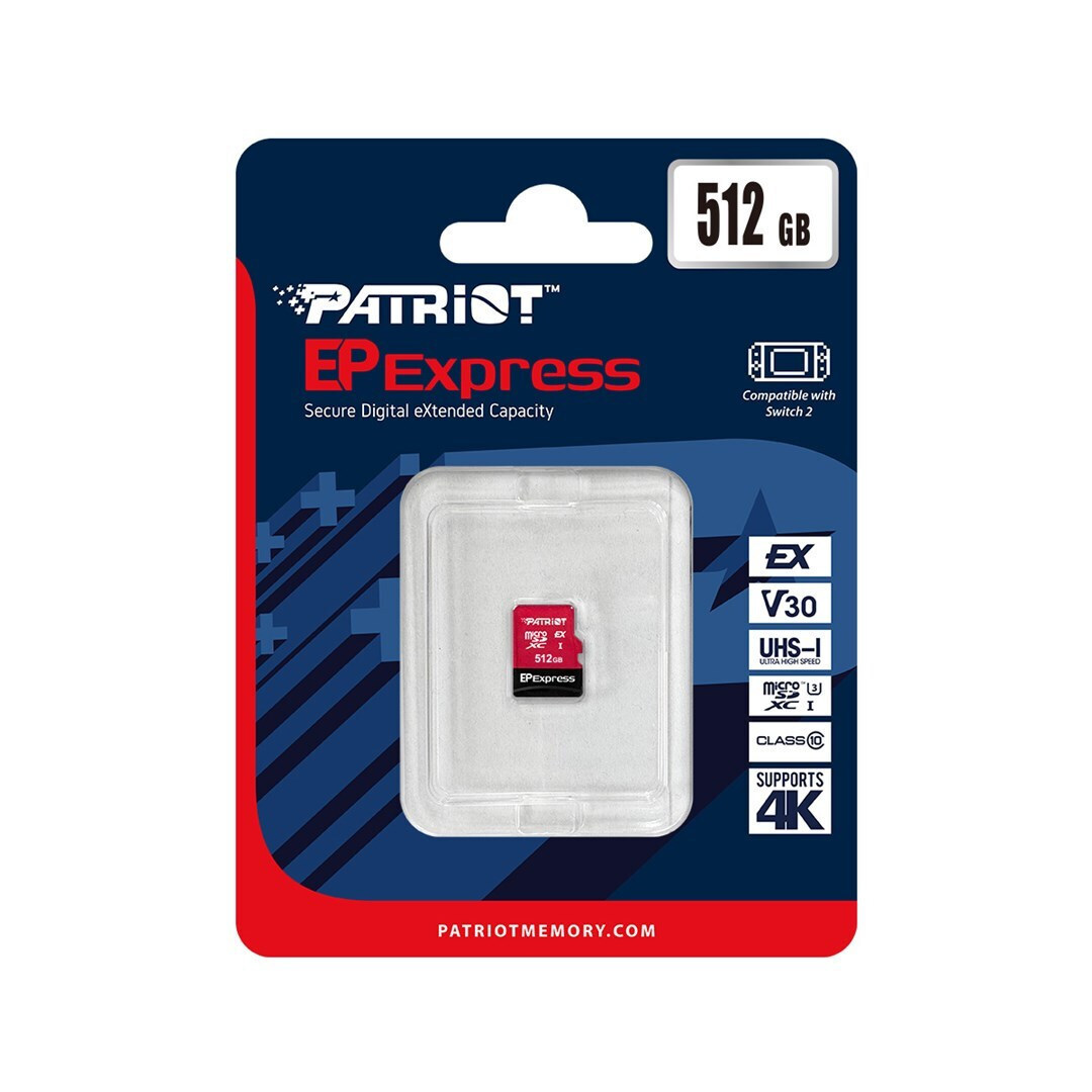 Patriot microSDXC 512GB Class 10 U3 - Image 3