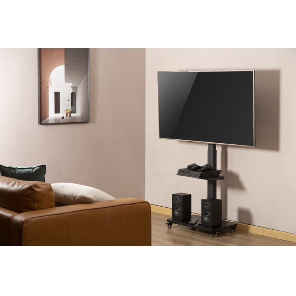 Gembird TVS-75S-02 Βάση Τηλεόρασης Δαπέδου έως 75" Μαύρο - Image 6