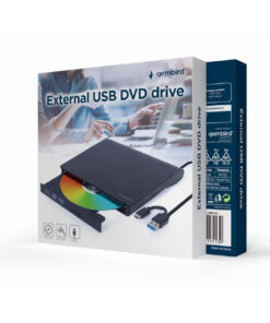 Alternative view of Gembird Εξωτερικός Οδηγός για Laptop Μαύρο DVD-USB-031