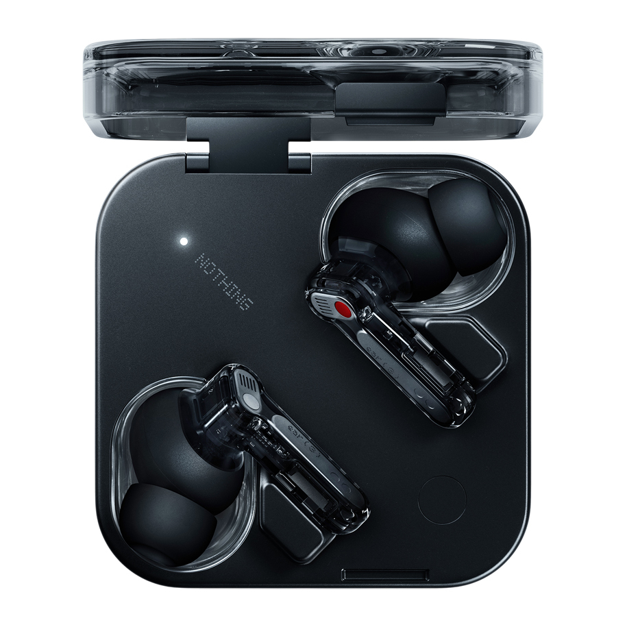Nothing ear (3) In-ear Bluetooth Handsfree Ακουστικά με Αντοχή στον Ιδρώτα και Θήκη Φόρτισης Μαύρα