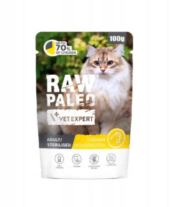 Vetexpert Raw Paleo Adult Sterilised Chicken 100g