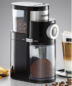 Rommelsbacher Ηλεκτρικός Μύλος Καφέ 110W με Χωρητικότητα 250gr και 6 Επίπεδα Άλεσης Μαύρος