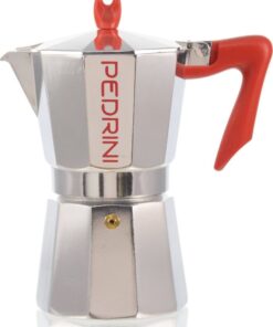 Pedrini Kaffettiera Μπρίκι Espresso 6cups Ασημί