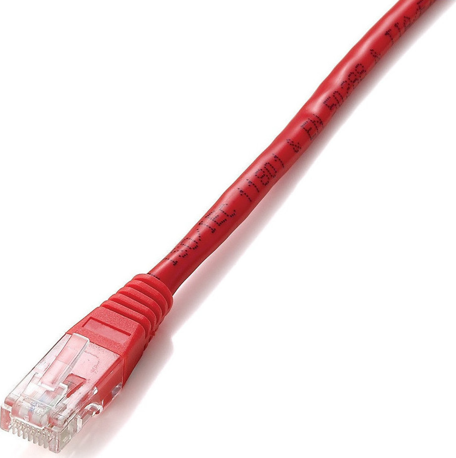 Equip U/UTP Cat.6 Καλώδιο Δικτύου Ethernet 0.5m Κόκκινο 1τμχ 625427