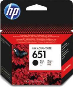 HP 651 Γνήσιο Μελάνι Εκτυπωτή InkJet Μαύρο (C2P10AE)
