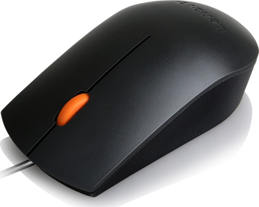 Lenovo 300 Ενσύρματο Ποντίκι Μαύρο - Image 3