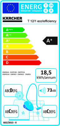 Karcher T 12/1 eco!efficiency Στερεών 500W 12lt - Image 2