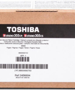 Toshiba T-305PY-R Γνήσιο Toner Laser Εκτυπωτή Κίτρινο Return Program 3000 Σελίδων (6B000000753)
