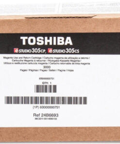 Toshiba T-305PM-R Γνήσιο Toner Laser Εκτυπωτή Ματζέντα 3000 Σελίδων (6B000000751)