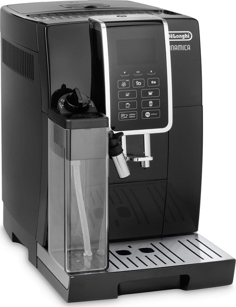De'Longhi Dinamica Αυτόματη Μηχανή Espresso 1450W Πίεσης 15bar για Cappuccino με Μύλο Άλεσης Μαύρη - Image 2