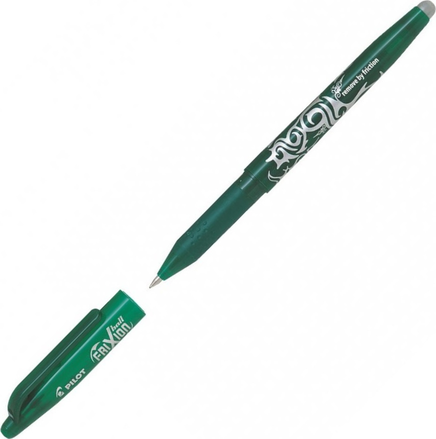 Pilot Frixion Ball Gel με Πράσινο Μελάνι