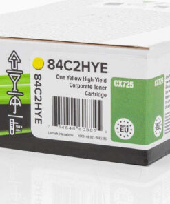 Lexmark 84C2HYE Γνήσιο Toner Laser Εκτυπωτή Κίτρινο Return Program 16000 Σελίδων