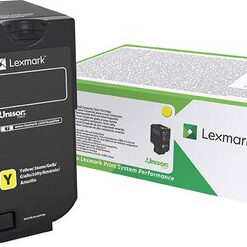 Lexmark 74C2SYE Γνήσιο Toner Laser Εκτυπωτή Κίτρινο 7000 Σελίδων