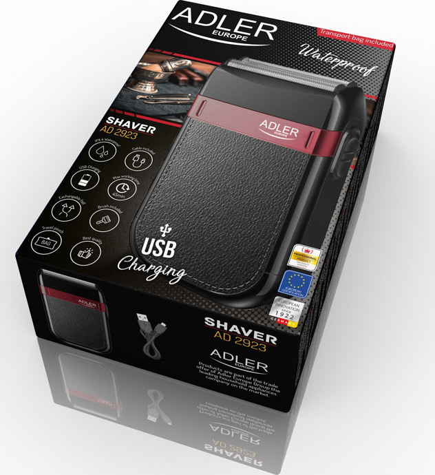 Adler USB AD 2923 Foil Ξυριστική Μηχανή Προσώπου Επαναφορτιζόμενη - Image 5
