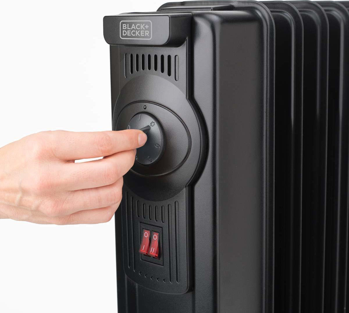 Black & Decker BXRA1500E Καλοριφέρ Λαδιού με 9 φέτες 1500W - Image 3