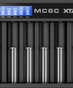 XTAR MC6C USB Φορτιστής 6 Μπαταριών Li-ion Μεγέθους 18650