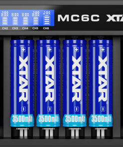 Alternative view of XTAR MC6C USB Φορτιστής 6 Μπαταριών Li-ion Μεγέθους 18650