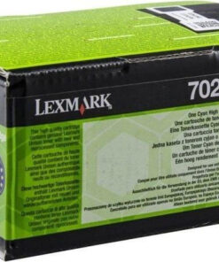 Lexmark 702HK Γνήσιο Toner Laser Εκτυπωτή Κυανό High Capacity 3000 Σελίδων (70C2HCE)