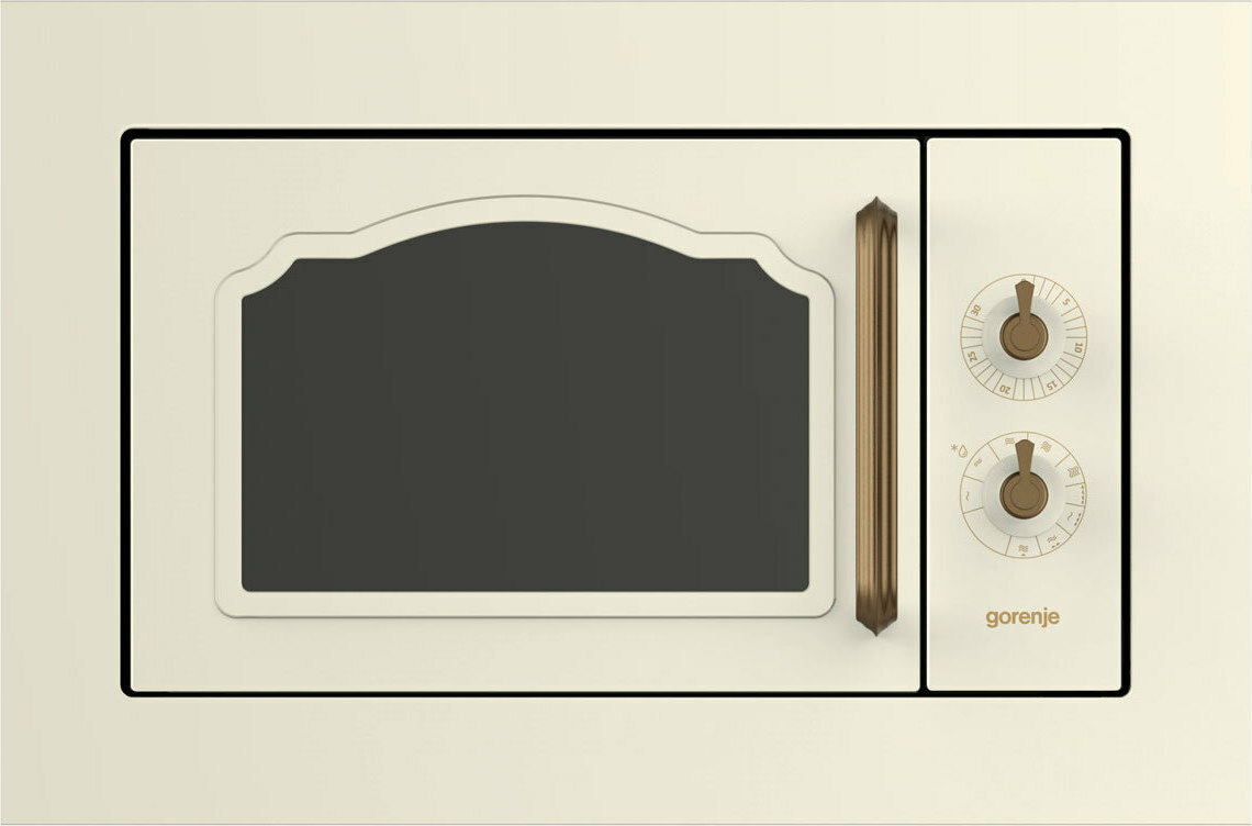 Gorenje BM235CLI 567143 Εντοιχιζόμενος Φούρνος Μικροκυμάτων με Grill 23lt Μπεζ