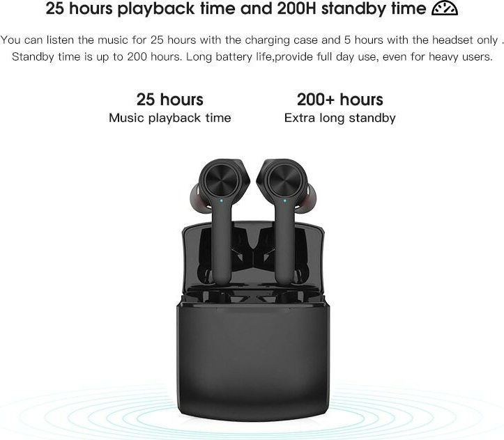 Lenovo HT20 In-ear Μαύρα - Image 3