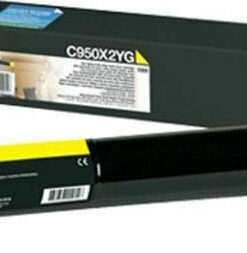 Lexmark C950X2YG Γνήσιο Toner Laser Εκτυπωτή Κίτρινο High Yield Extra High Yield 22000 Σελίδων