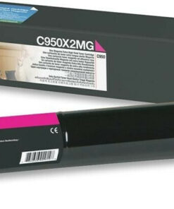 Lexmark C950X2MG Γνήσιο Toner Laser Εκτυπωτή Ματζέντα High Yield Extra High Yield 22000 Σελίδων