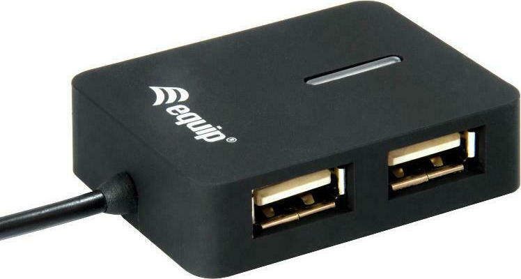 Equip USB 2.0 Hub 4 Θυρών με σύνδεση USB-A (128952) - Image 3