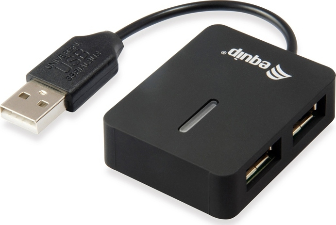 Equip USB 2.0 Hub 4 Θυρών με σύνδεση USB-A (128952) - Image 2