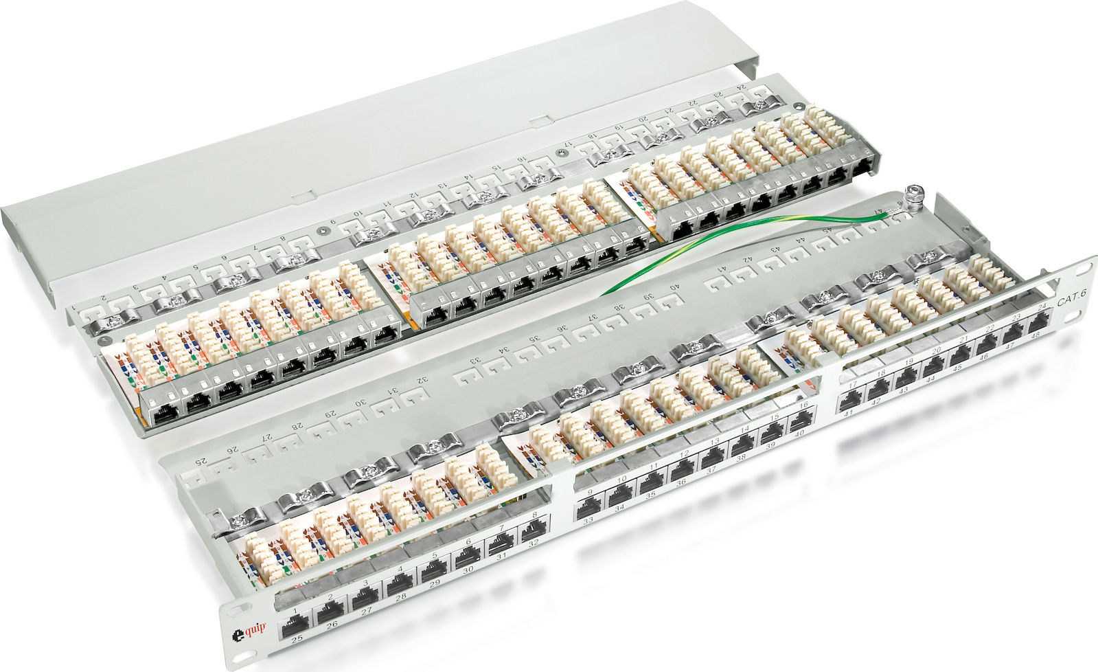 Equip Patch Panel STP 19" 48xRJ45 Cat.6 Μαύρο - Image 3