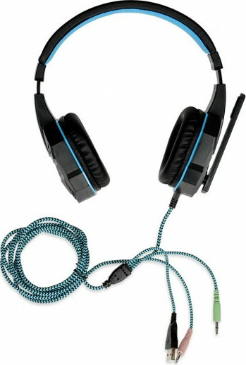 iBox X8 Over Ear Black/Blue - Image 3