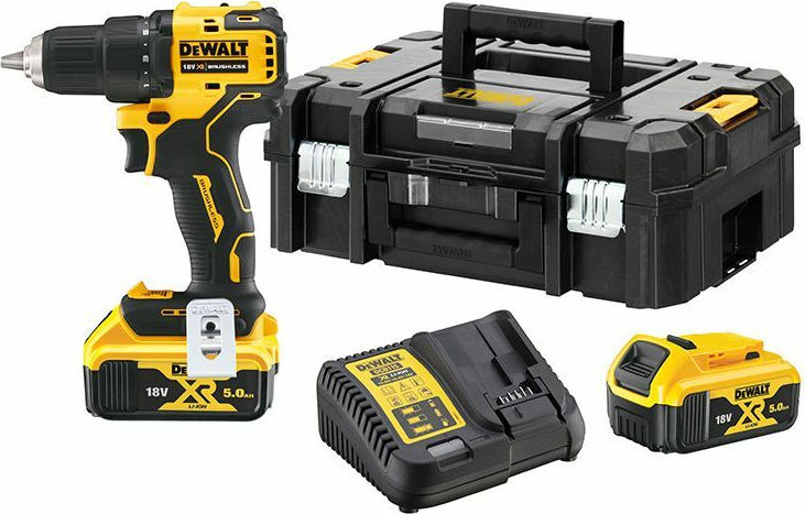 Dewalt Δραπανοκατσάβιδο Μπαταρίας 18V 2x5Ah DCD708P2T - Image 2