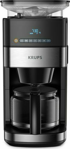 Krups Grind Aroma KM832810 Προγραμματιζόμενη Καφετιέρα Φίλτρου 1000W Black
